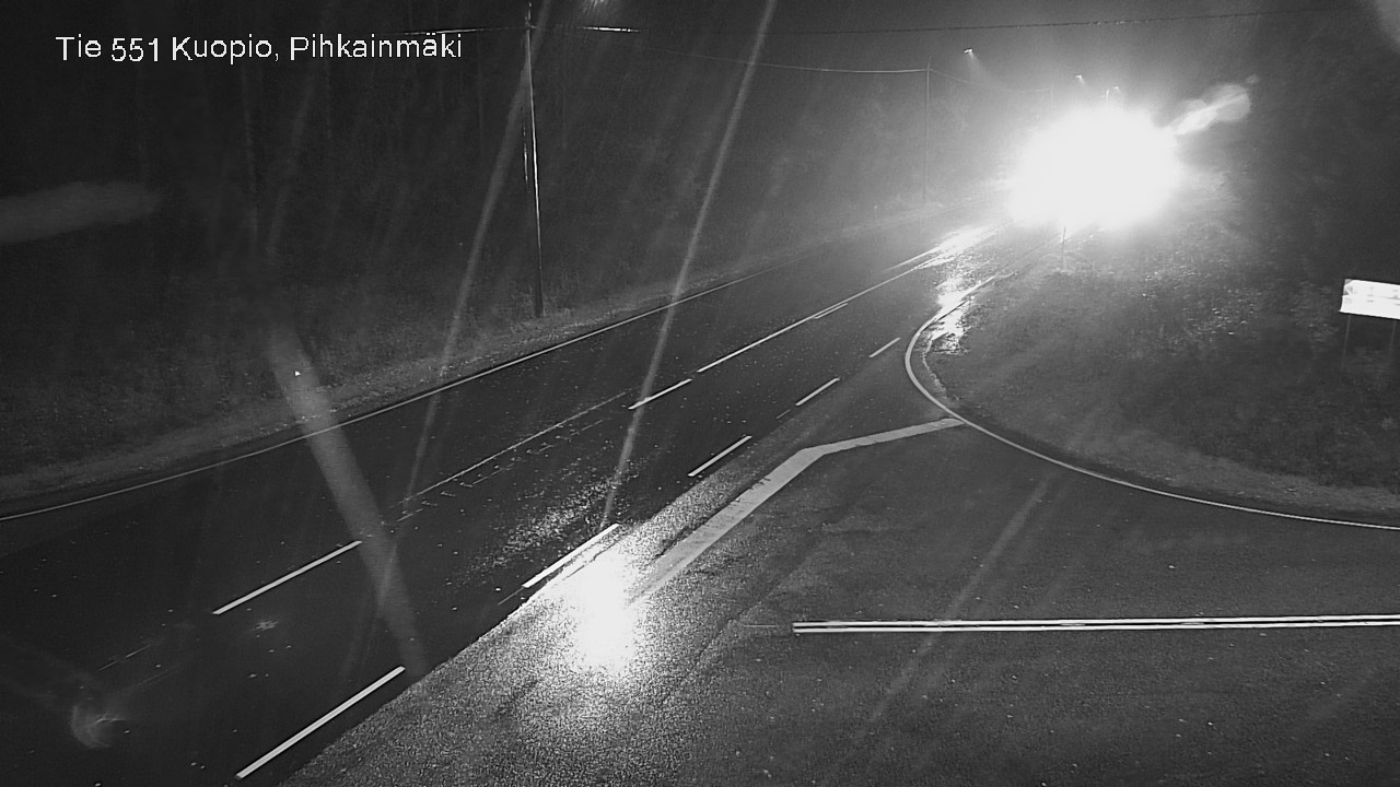 Weather Camera Image Road 551 Kuopio, Pihkainmäki, Kuopio, Pohjois-Savo