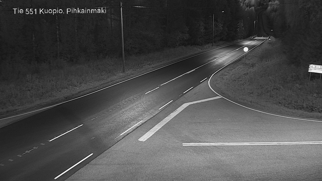Kelikamerat Kuva Tie 551 Kuopio, Pihkainmäki, Kuopio, Pohjois-Savo