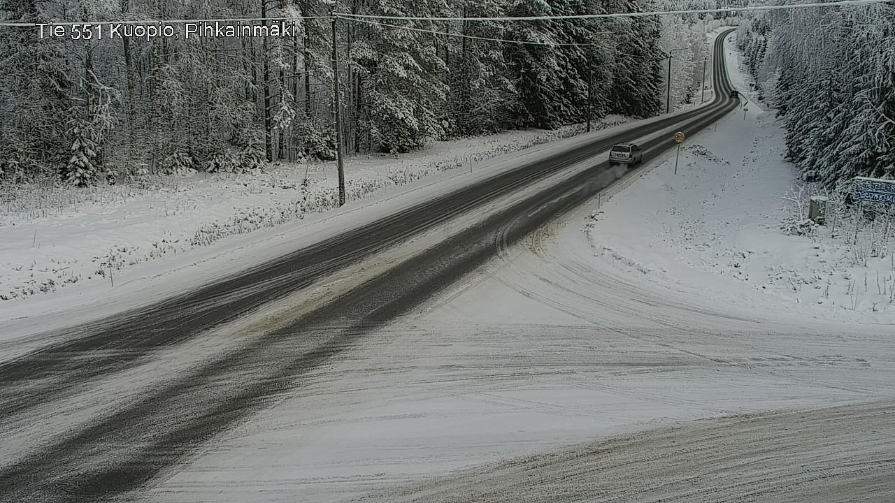 Kelikamerat Kuva Tie 551 Kuopio, Pihkainmäki, Kuopio, Pohjois-Savo