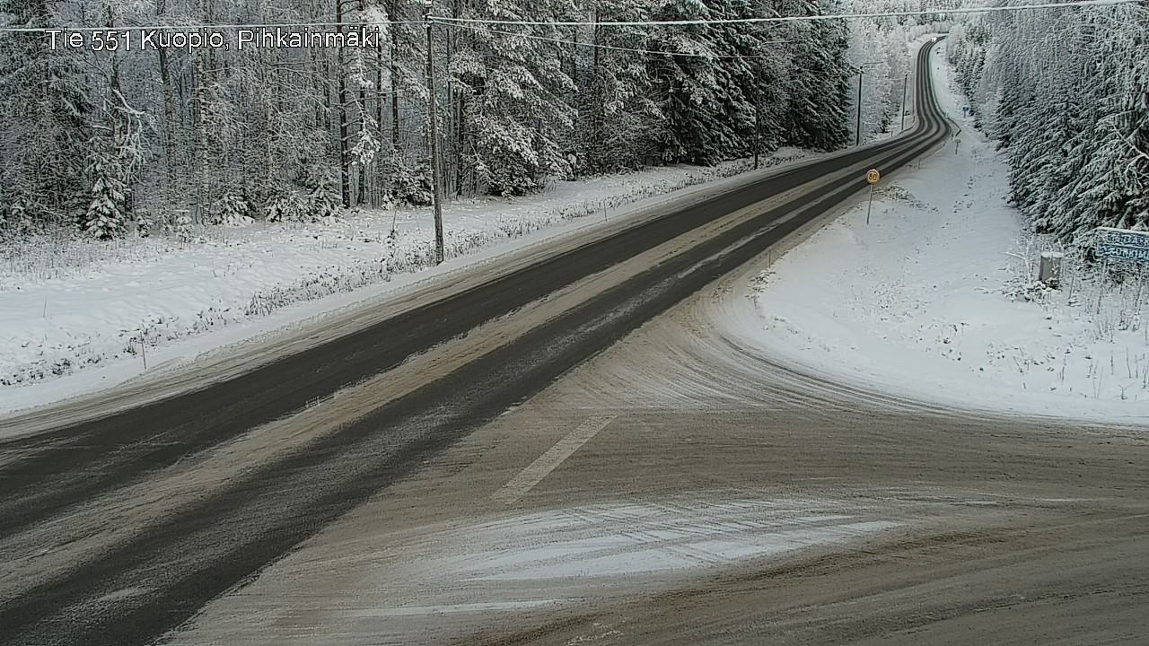 Kelikamerat Kuva Tie 551 Kuopio, Pihkainmäki, Kuopio, Pohjois-Savo