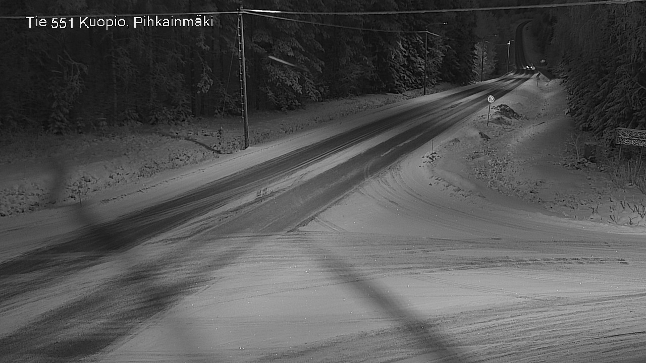 Kelikamerat Kuva Tie 551 Kuopio, Pihkainmäki, Kuopio, Pohjois-Savo