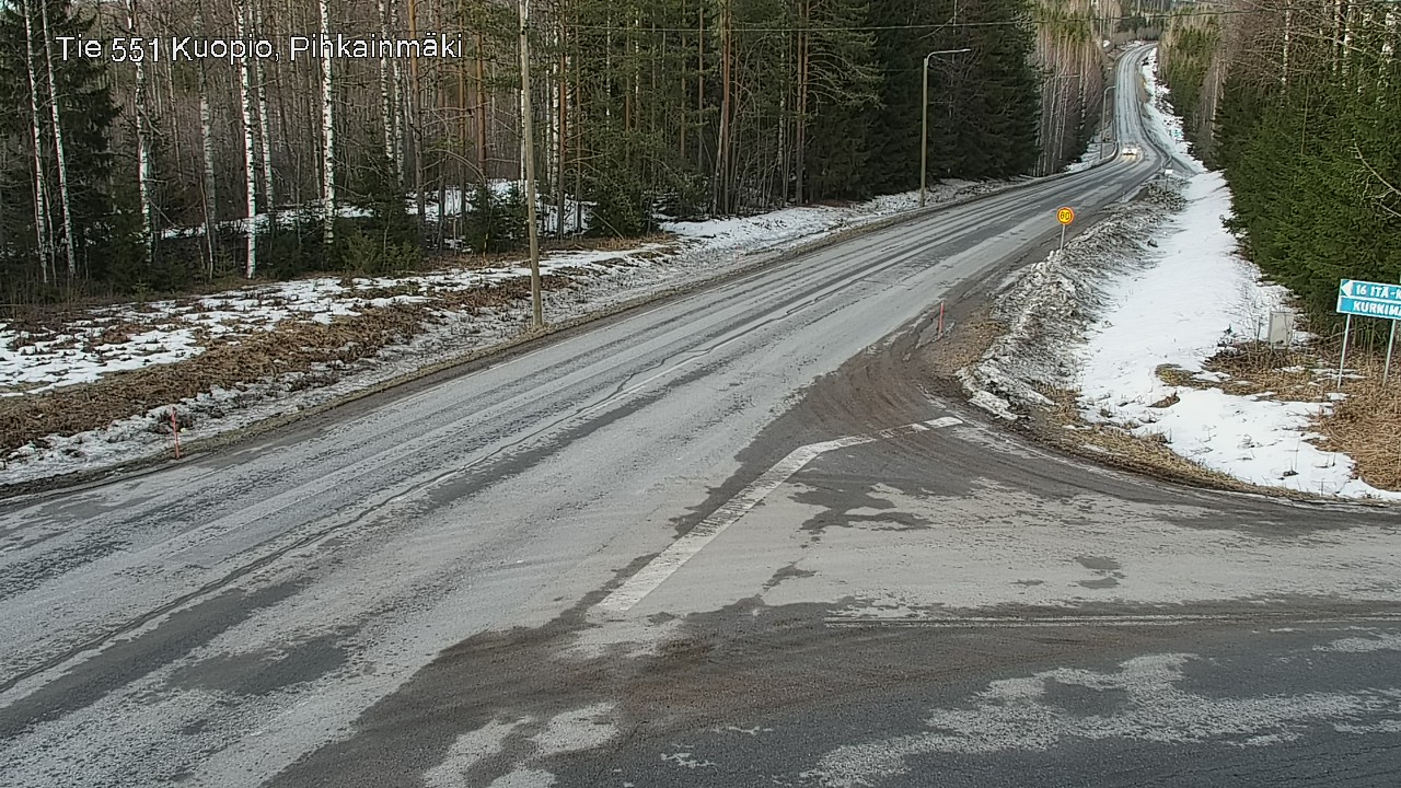 Kelikamerat Kuva Tie 551 Kuopio, Pihkainmäki, Kuopio, Pohjois-Savo