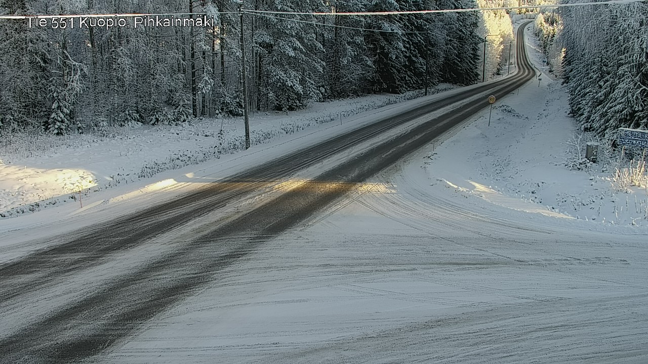 Kelikamerat Kuva Tie 551 Kuopio, Pihkainmäki, Kuopio, Pohjois-Savo