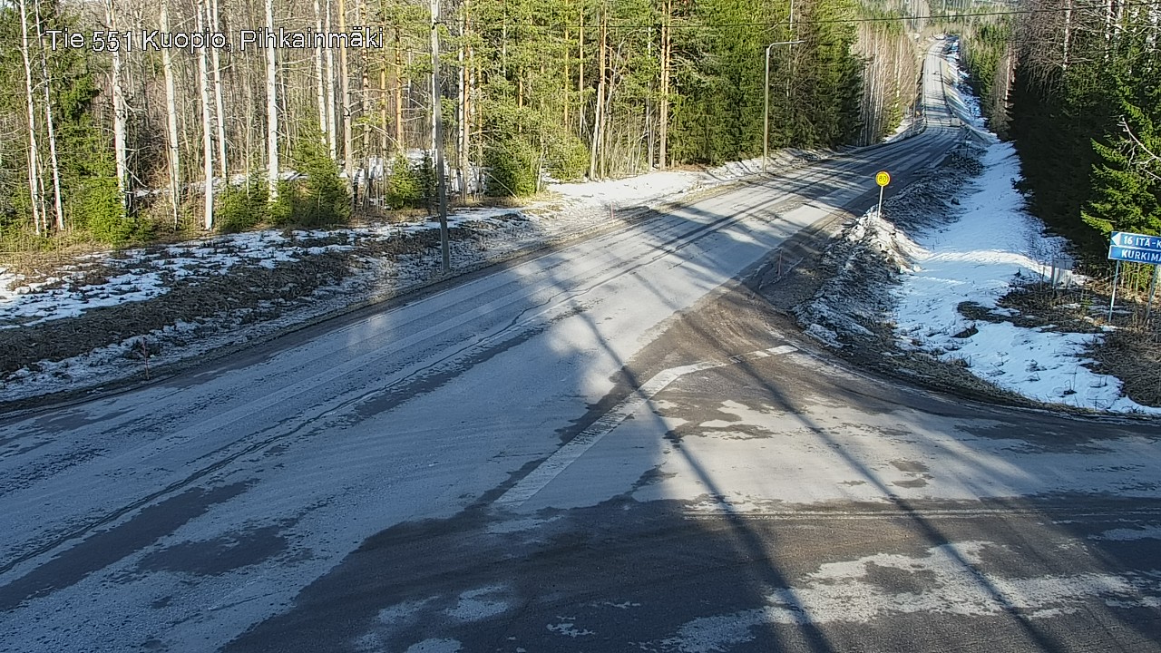 Kelikamerat Kuva Tie 551 Kuopio, Pihkainmäki, Kuopio, Pohjois-Savo