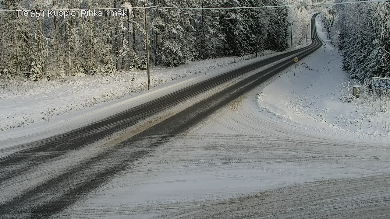 Kelikamerat Kuva Tie 551 Kuopio, Pihkainmäki, Kuopio, Pohjois-Savo