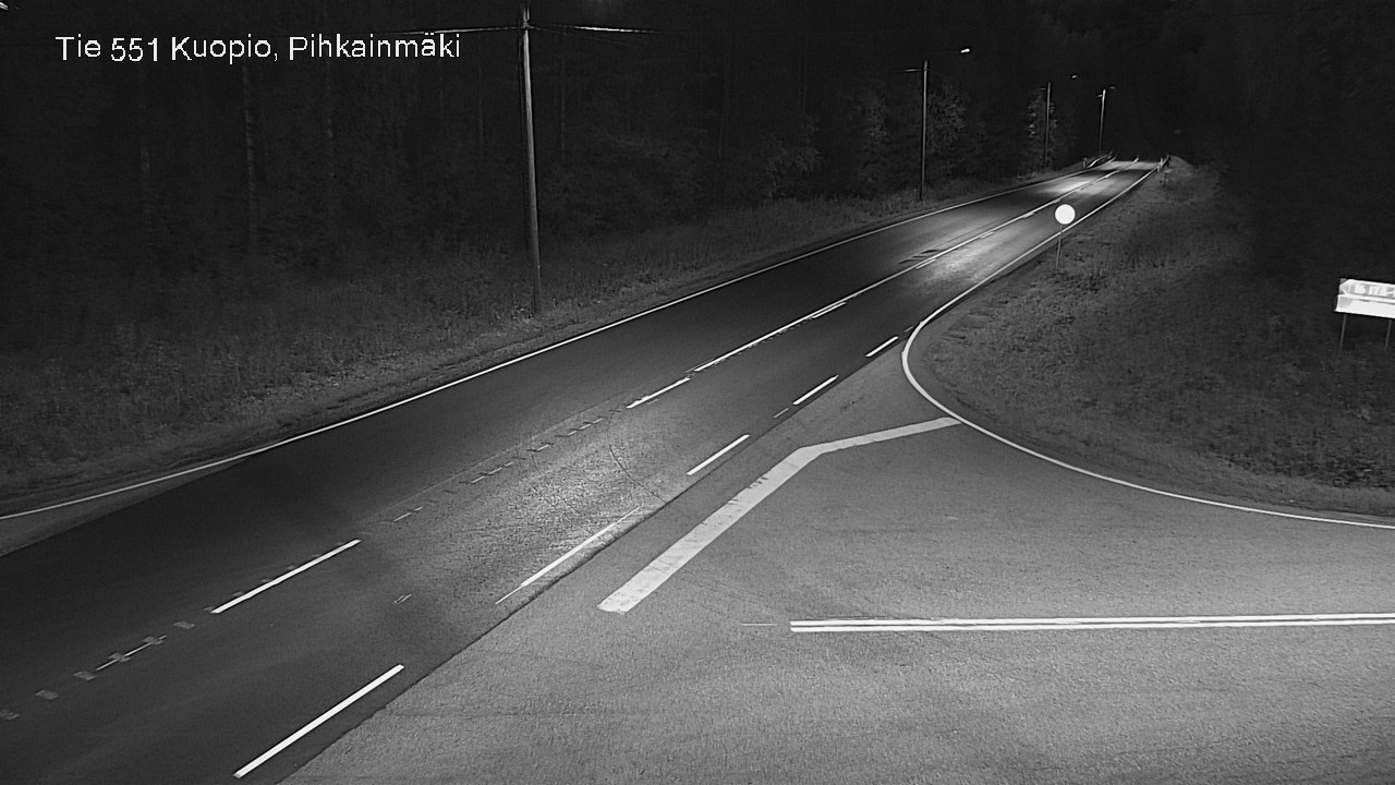 Kelikamerat Kuva Tie 551 Kuopio, Pihkainmäki, Kuopio, Pohjois-Savo