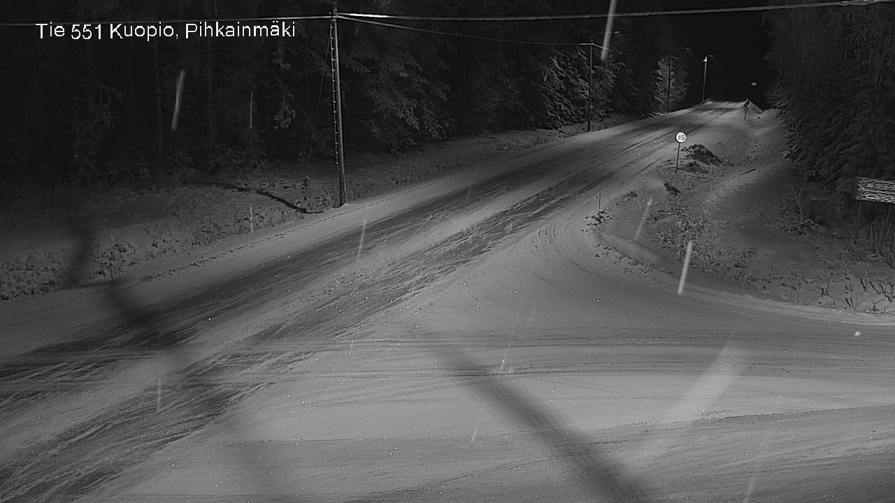 Kelikamerat Kuva Tie 551 Kuopio, Pihkainmäki, Kuopio, Pohjois-Savo