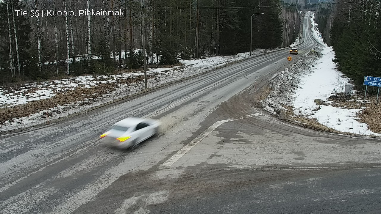 Kelikamerat Kuva Tie 551 Kuopio, Pihkainmäki, Kuopio, Pohjois-Savo