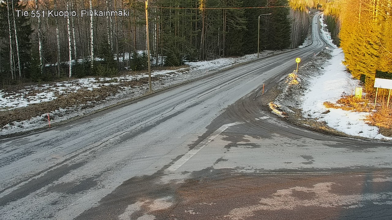 Kelikamerat Kuva Tie 551 Kuopio, Pihkainmäki, Kuopio, Pohjois-Savo