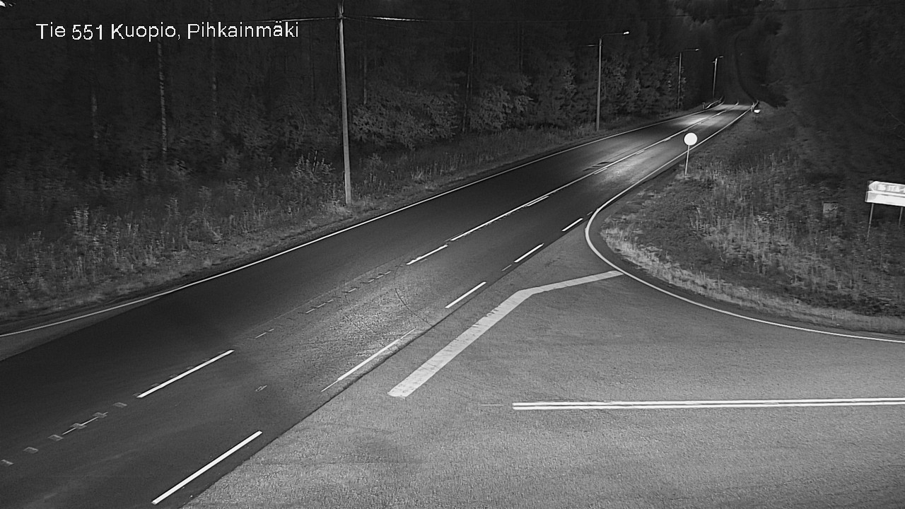 Kelikamerat Kuva Tie 551 Kuopio, Pihkainmäki, Kuopio, Pohjois-Savo