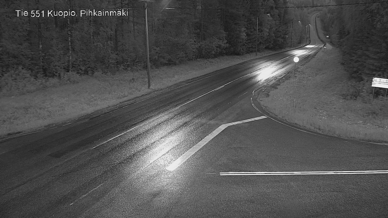 Kelikamerat Kuva Tie 551 Kuopio, Pihkainmäki, Kuopio, Pohjois-Savo