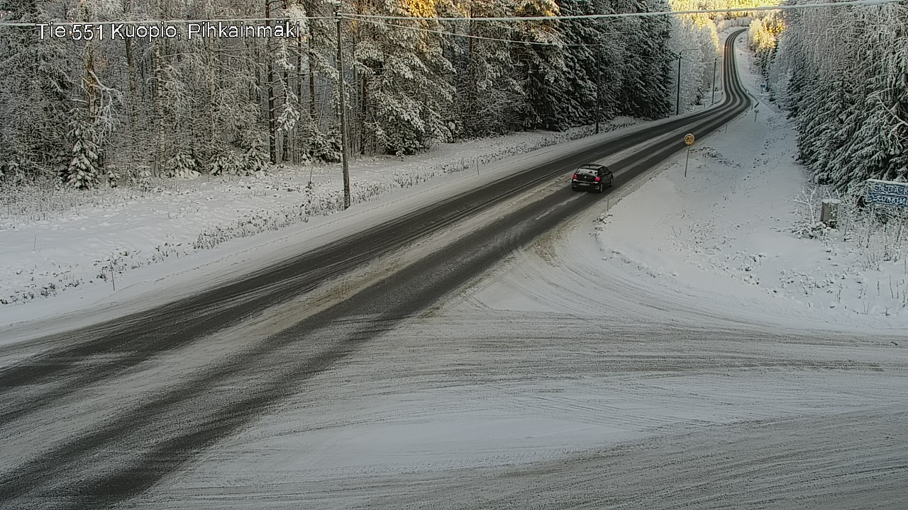 Kelikamerat Kuva Tie 551 Kuopio, Pihkainmäki, Kuopio, Pohjois-Savo