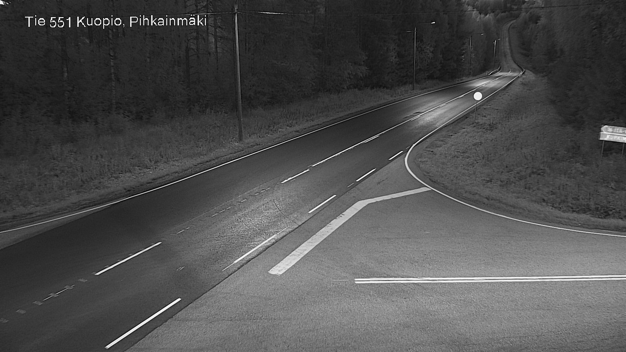 Kelikamerat Kuva Tie 551 Kuopio, Pihkainmäki, Kuopio, Pohjois-Savo
