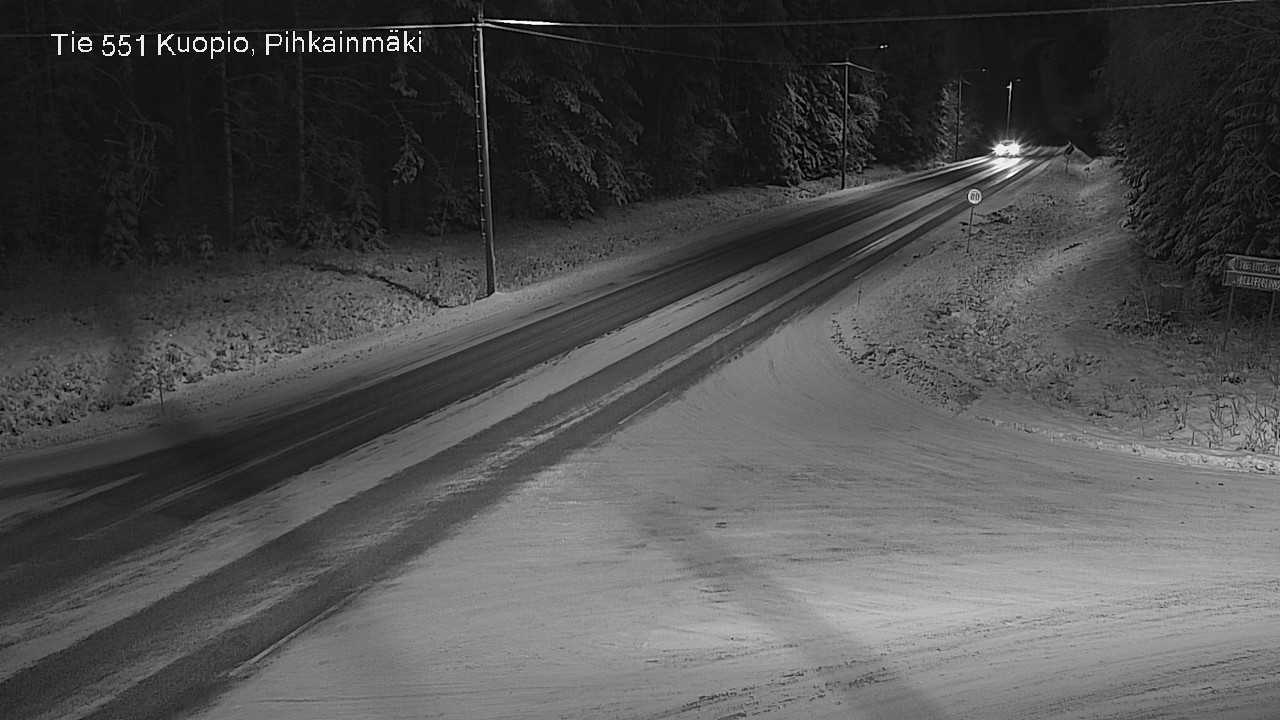 Kelikamerat Kuva Tie 551 Kuopio, Pihkainmäki, Kuopio, Pohjois-Savo