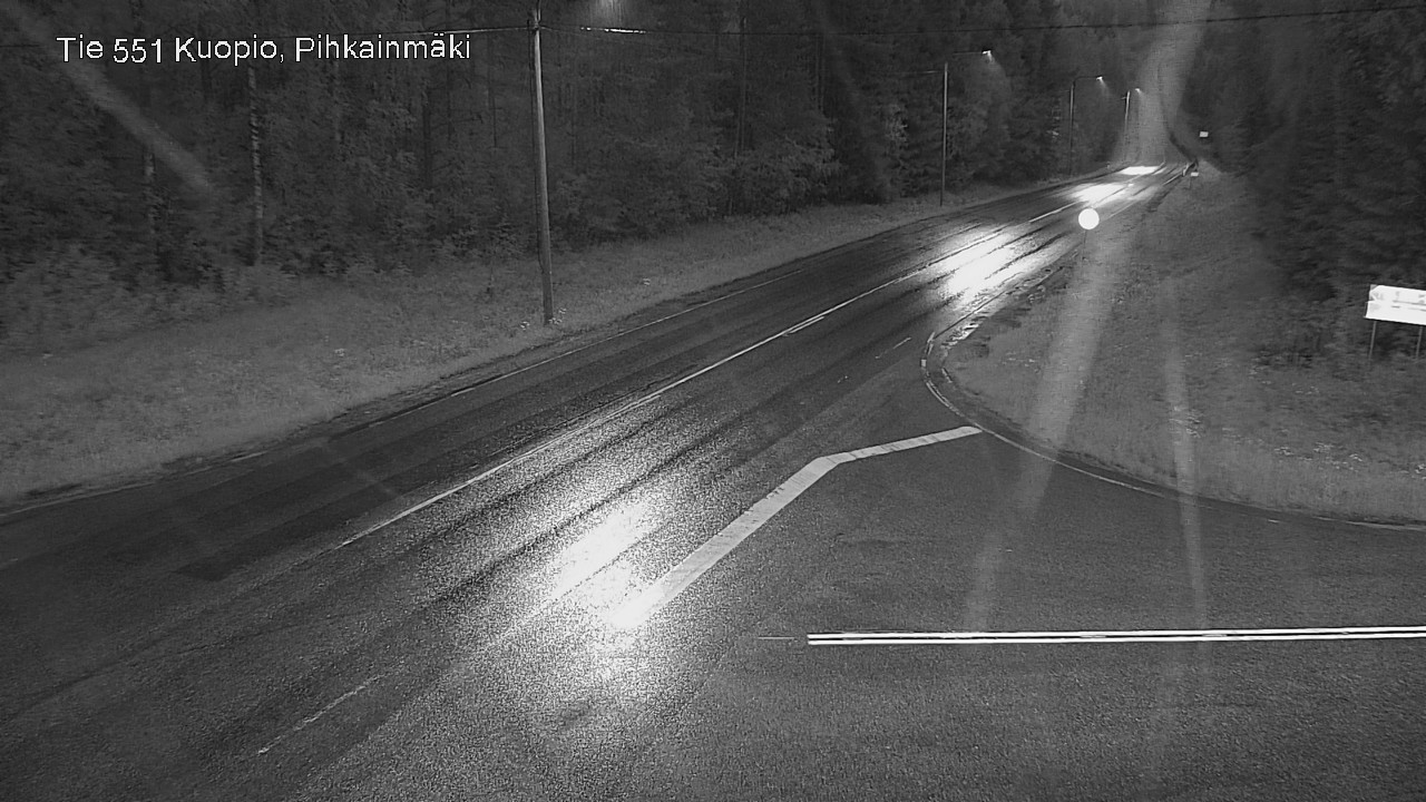 Kelikamerat Kuva Tie 551 Kuopio, Pihkainmäki, Kuopio, Pohjois-Savo