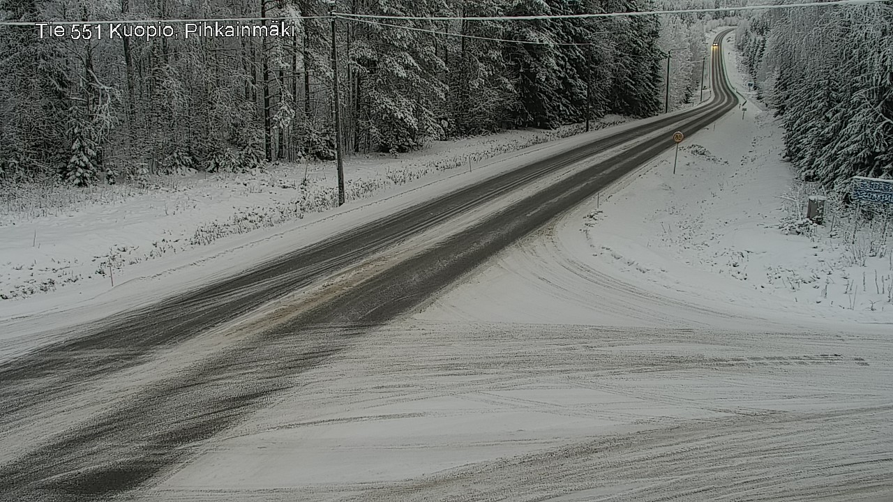 Kelikamerat Kuva Tie 551 Kuopio, Pihkainmäki, Kuopio, Pohjois-Savo
