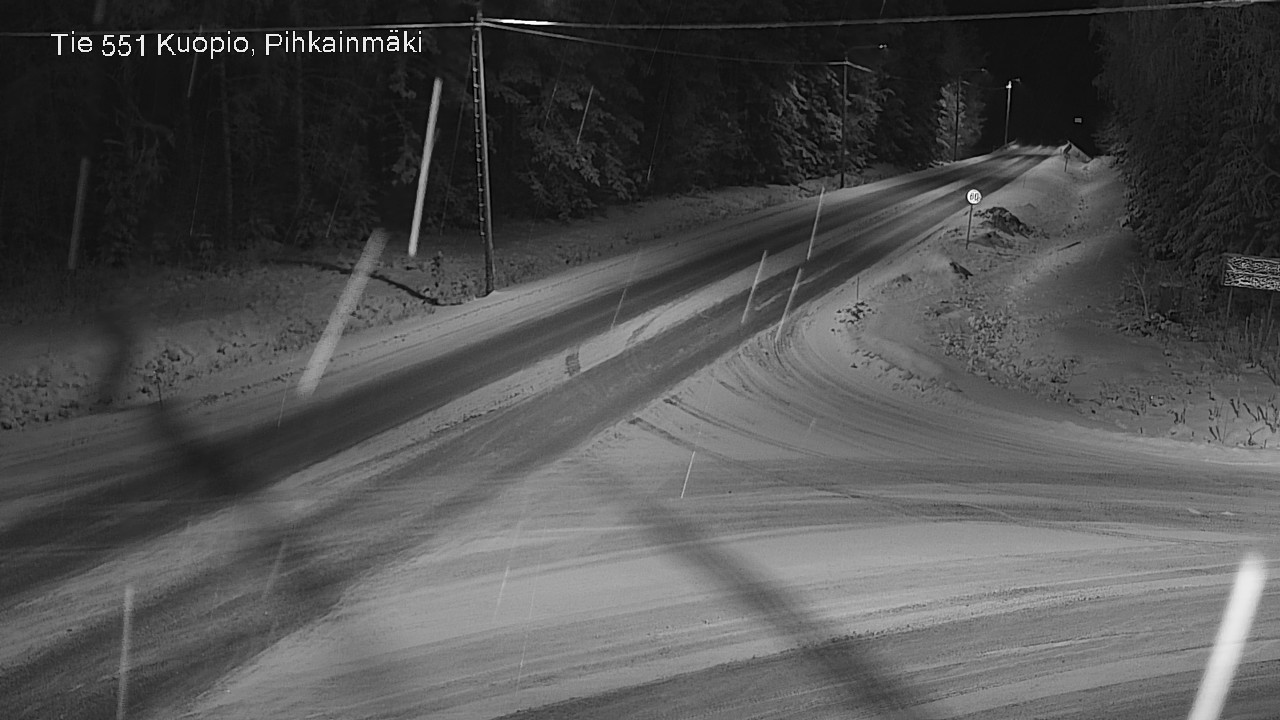 Kelikamerat Kuva Tie 551 Kuopio, Pihkainmäki, Kuopio, Pohjois-Savo