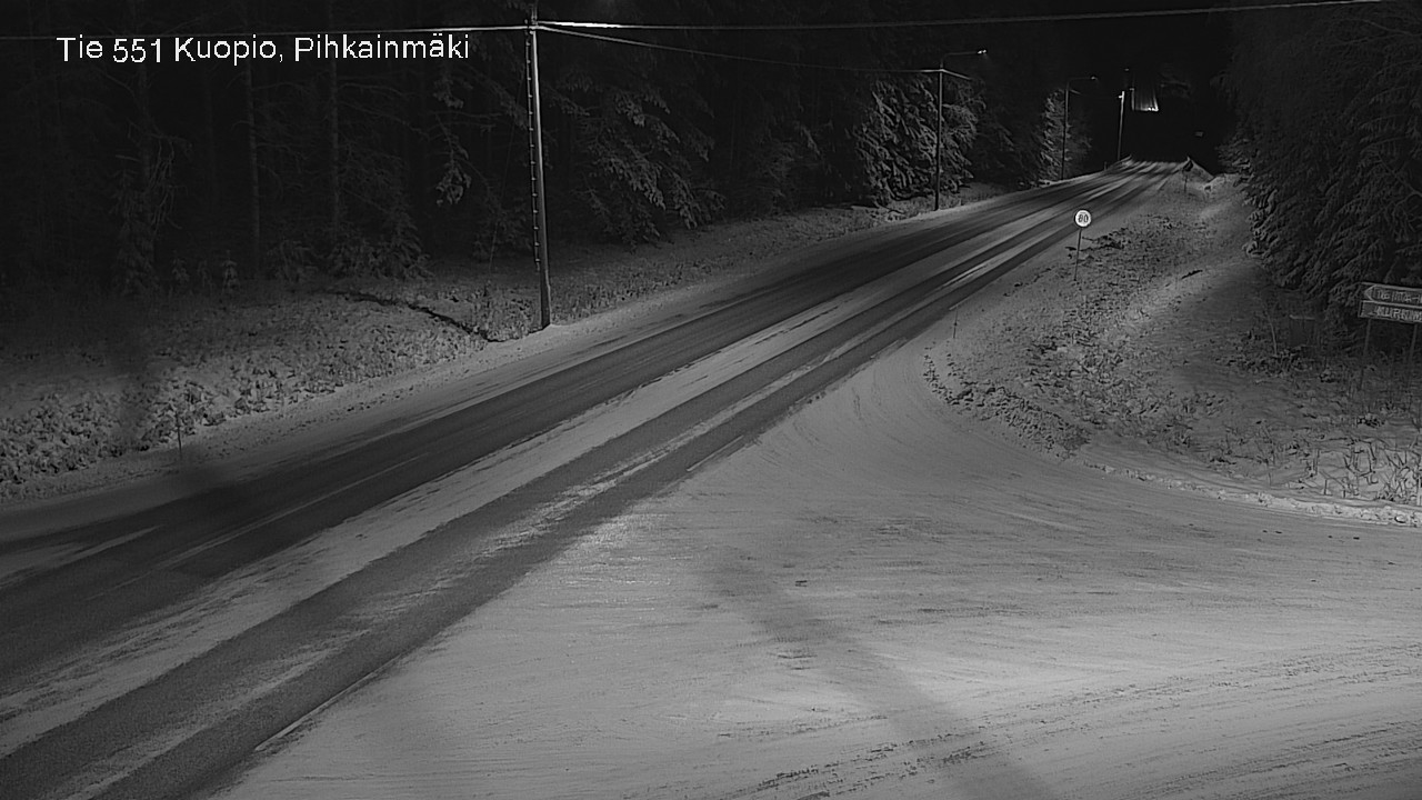 Kelikamerat Kuva Tie 551 Kuopio, Pihkainmäki, Kuopio, Pohjois-Savo