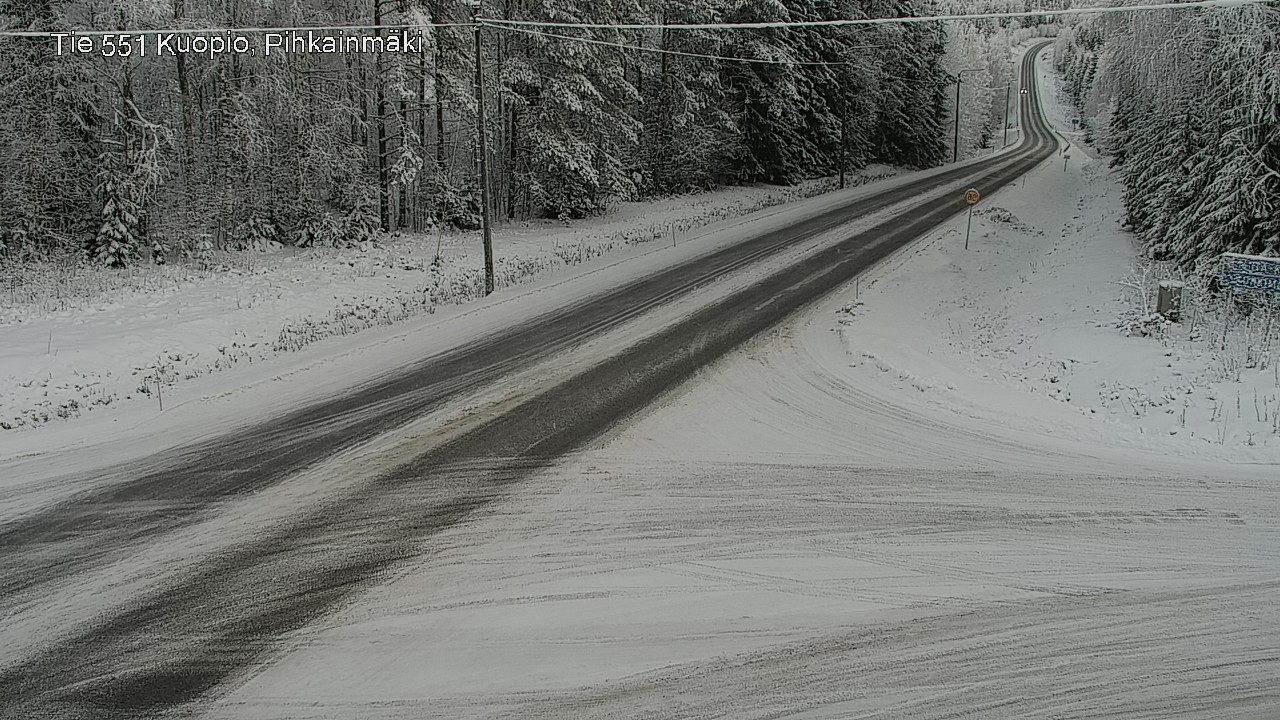 Kelikamerat Kuva Tie 551 Kuopio, Pihkainmäki, Kuopio, Pohjois-Savo