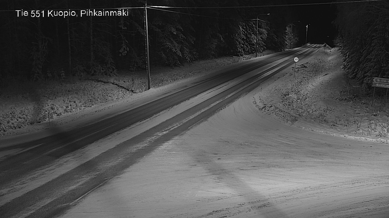 Kelikamerat Kuva Tie 551 Kuopio, Pihkainmäki, Kuopio, Pohjois-Savo