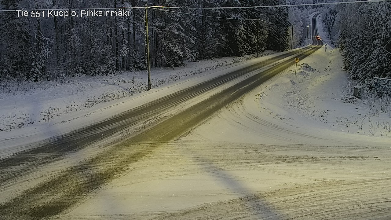 Kelikamerat Kuva Tie 551 Kuopio, Pihkainmäki, Kuopio, Pohjois-Savo