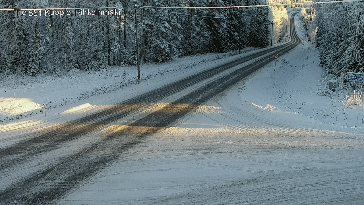 Kelikamerat Kuva Tie 551 Kuopio, Pihkainmäki, Kuopio, Pohjois-Savo