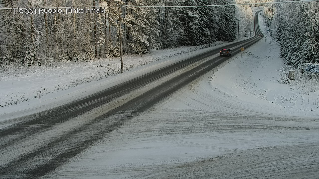 Kelikamerat Kuva Tie 551 Kuopio, Pihkainmäki, Kuopio, Pohjois-Savo