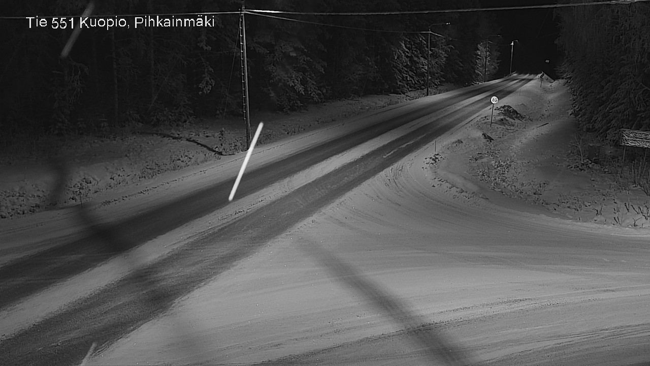 Kelikamerat Kuva Tie 551 Kuopio, Pihkainmäki, Kuopio, Pohjois-Savo