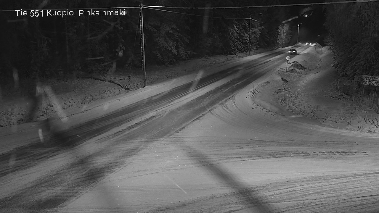 Kelikamerat Kuva Tie 551 Kuopio, Pihkainmäki, Kuopio, Pohjois-Savo
