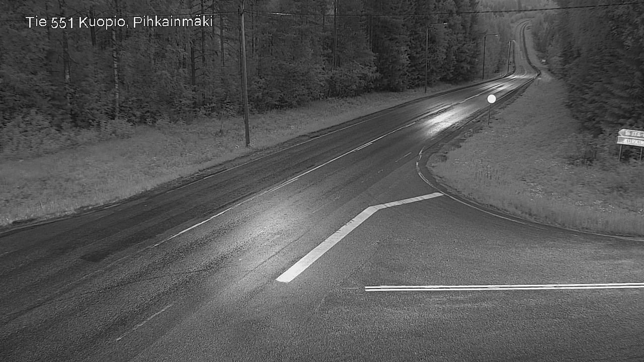 Kelikamerat Kuva Tie 551 Kuopio, Pihkainmäki, Kuopio, Pohjois-Savo