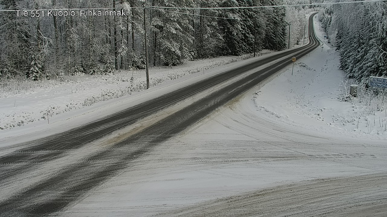 Kelikamerat Kuva Tie 551 Kuopio, Pihkainmäki, Kuopio, Pohjois-Savo