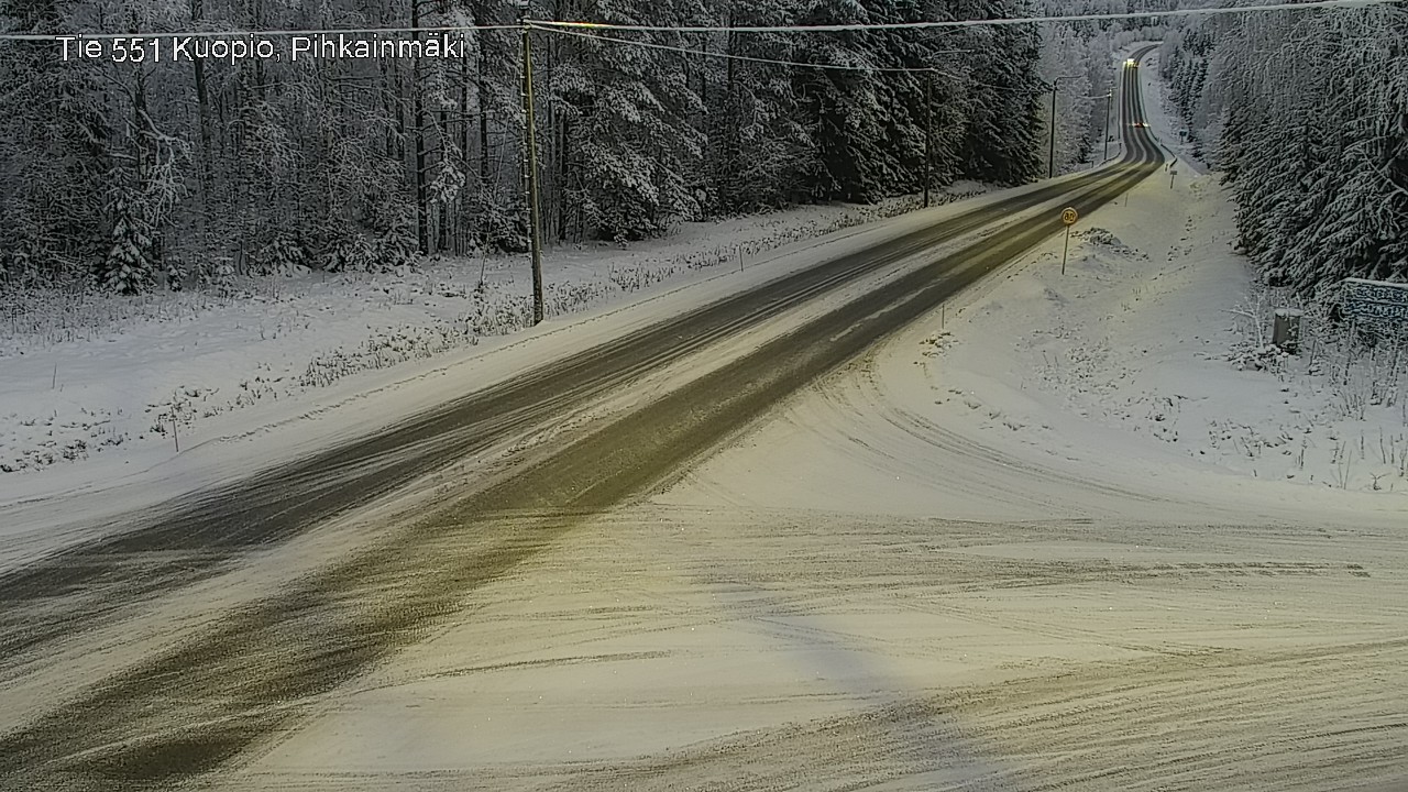 Kelikamerat Kuva Tie 551 Kuopio, Pihkainmäki, Kuopio, Pohjois-Savo