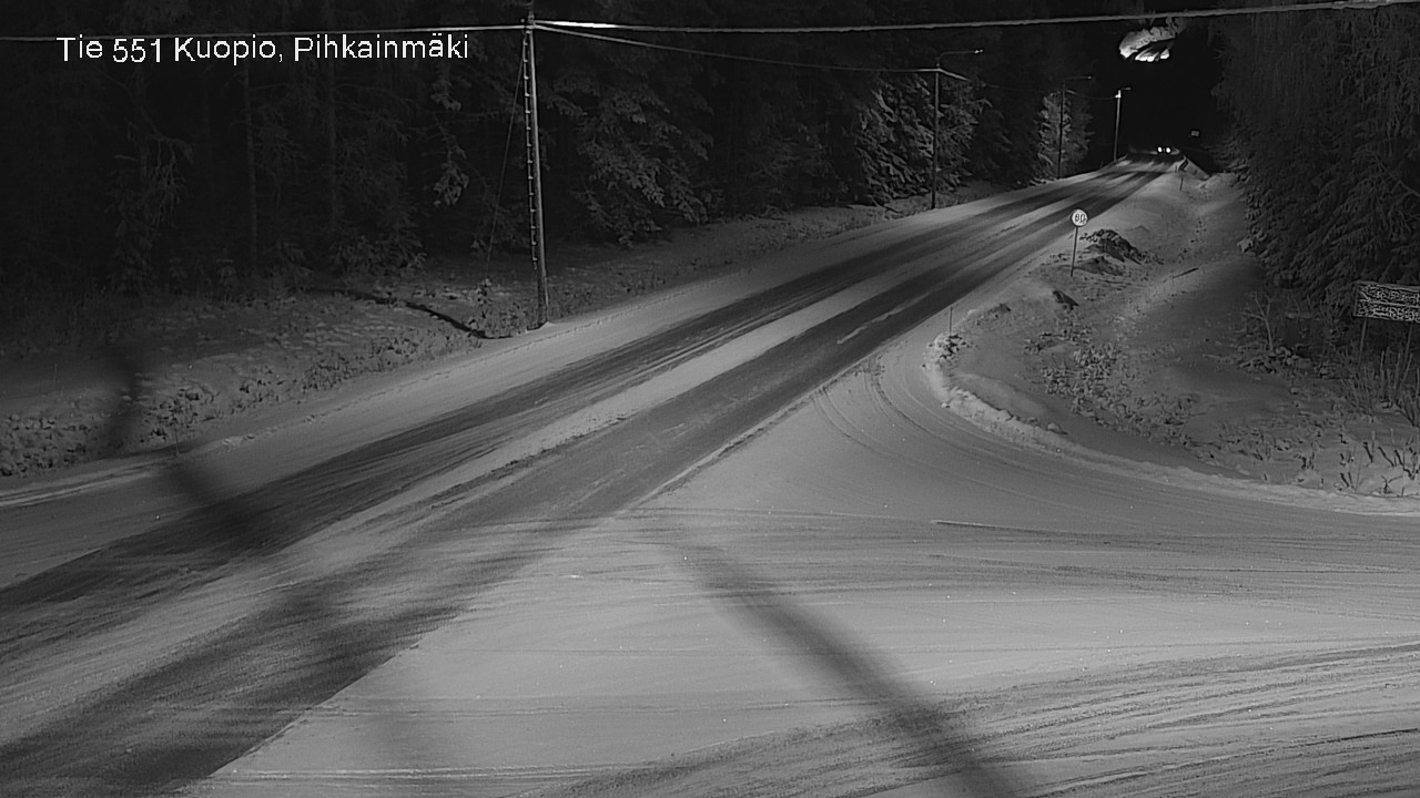 Kelikamerat Kuva Tie 551 Kuopio, Pihkainmäki, Kuopio, Pohjois-Savo
