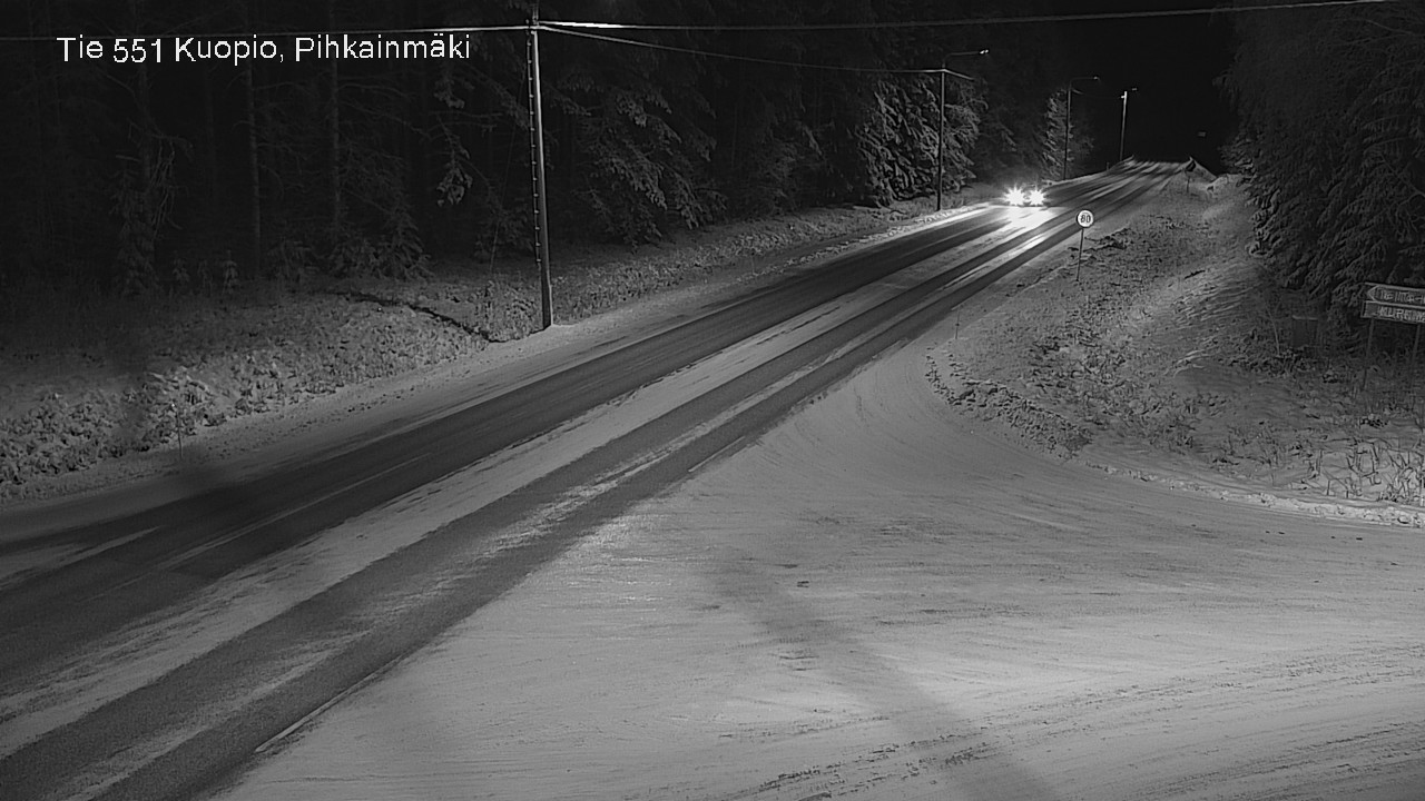 Kelikamerat Kuva Tie 551 Kuopio, Pihkainmäki, Kuopio, Pohjois-Savo