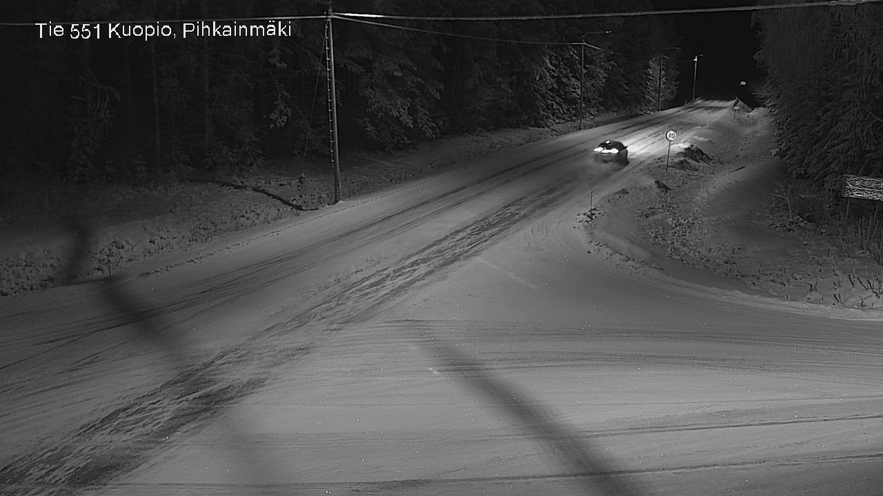 Kelikamerat Kuva Tie 551 Kuopio, Pihkainmäki, Kuopio, Pohjois-Savo