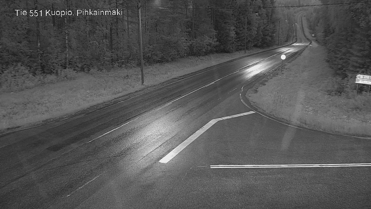 Kelikamerat Kuva Tie 551 Kuopio, Pihkainmäki, Kuopio, Pohjois-Savo