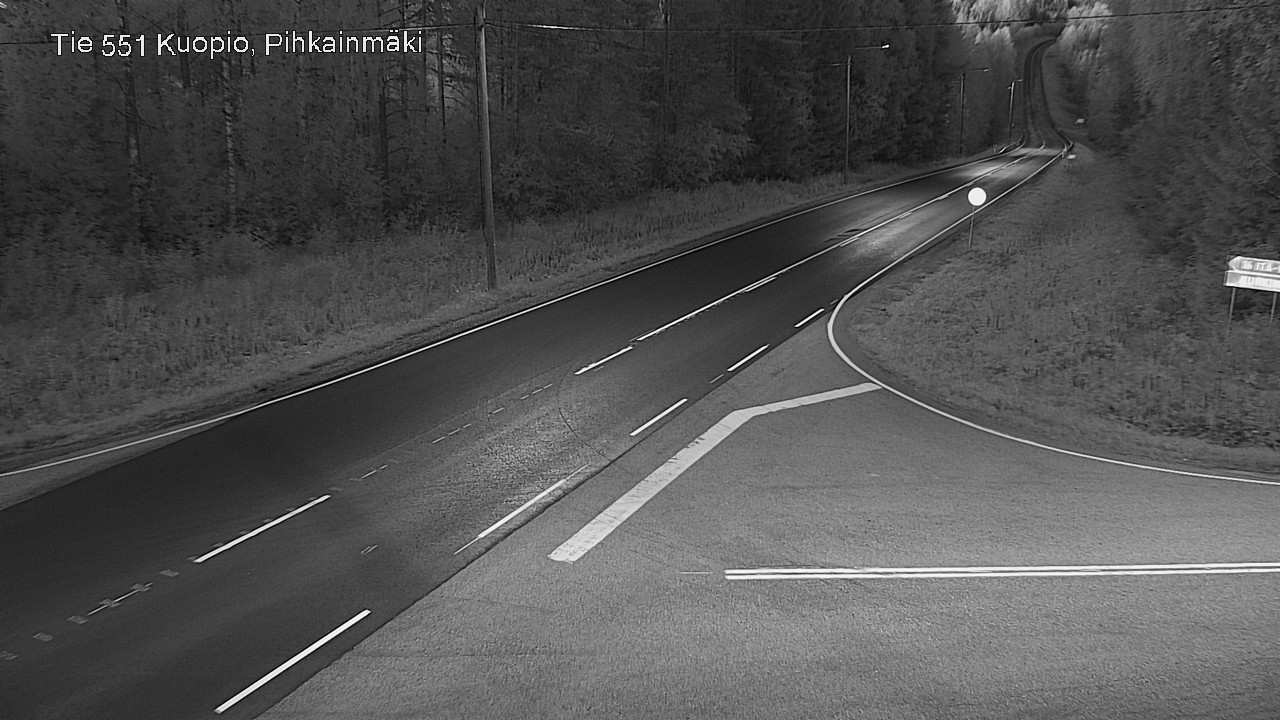 Kelikamerat Kuva Tie 551 Kuopio, Pihkainmäki, Kuopio, Pohjois-Savo