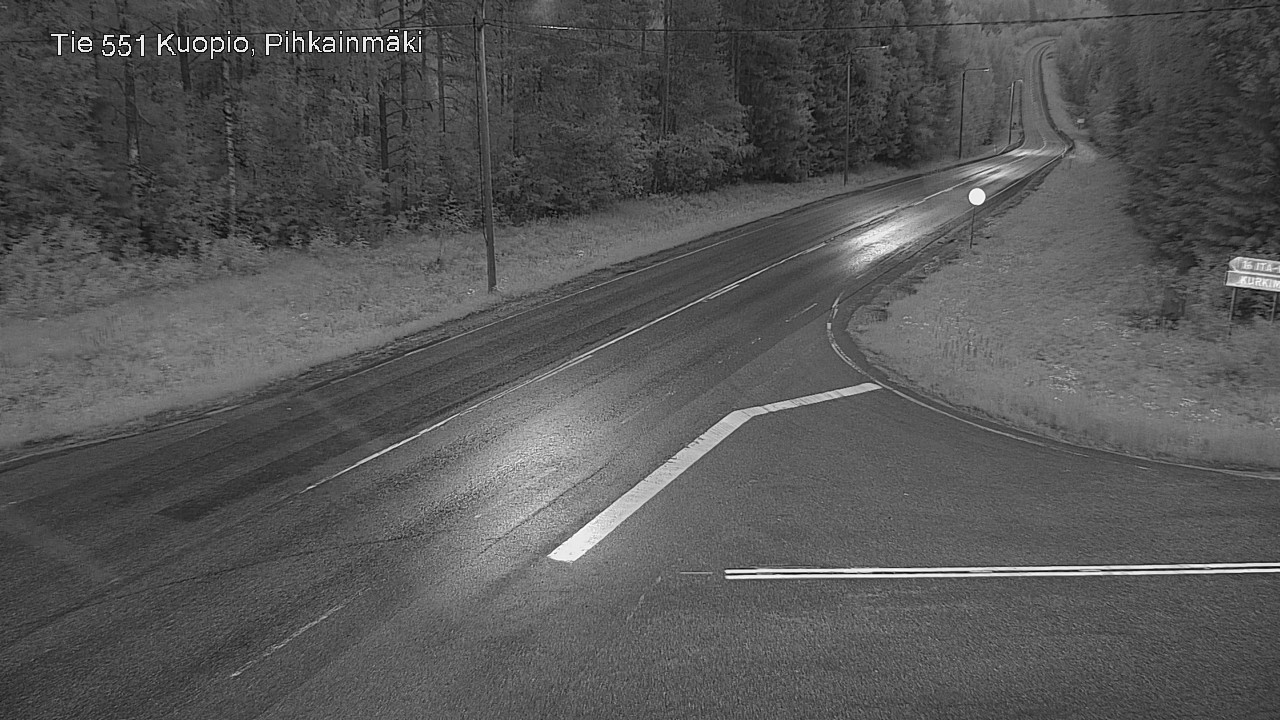 Kelikamerat Kuva Tie 551 Kuopio, Pihkainmäki, Kuopio, Pohjois-Savo