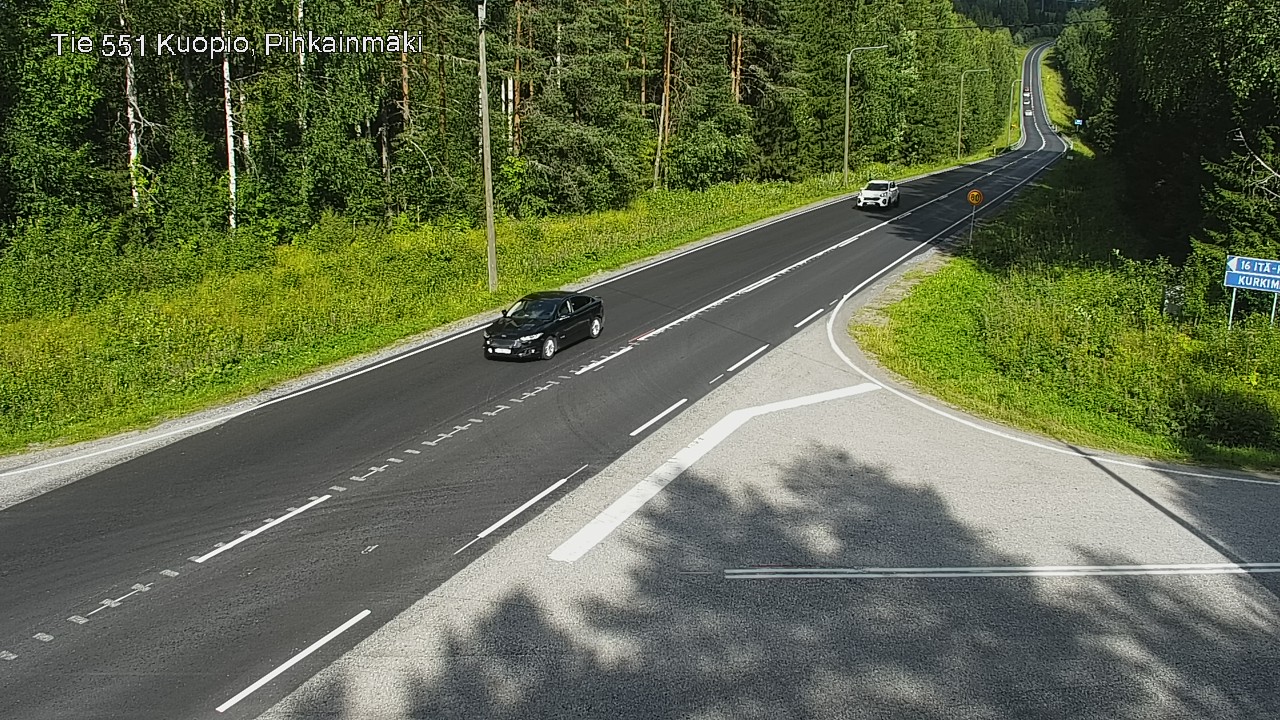 Kelikamerat Kuva Tie 551 Kuopio, Pihkainmäki, Kuopio, Pohjois-Savo