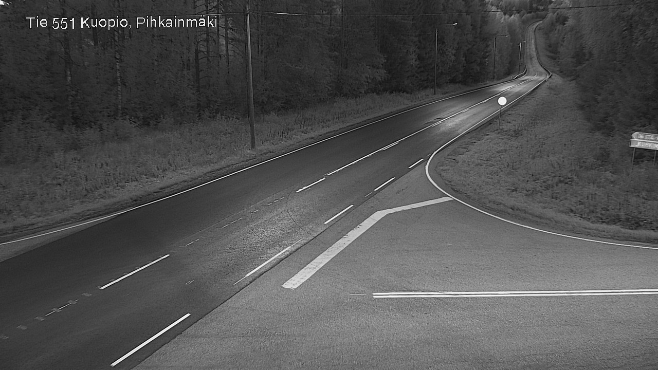Kelikamerat Kuva Tie 551 Kuopio, Pihkainmäki, Kuopio, Pohjois-Savo