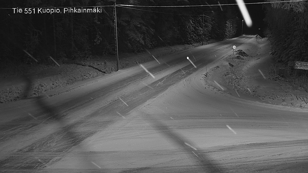 Kelikamerat Kuva Tie 551 Kuopio, Pihkainmäki, Kuopio, Pohjois-Savo