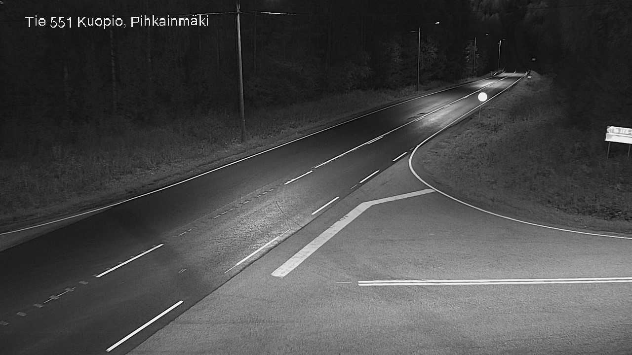 Kelikamerat Kuva Tie 551 Kuopio, Pihkainmäki, Kuopio, Pohjois-Savo