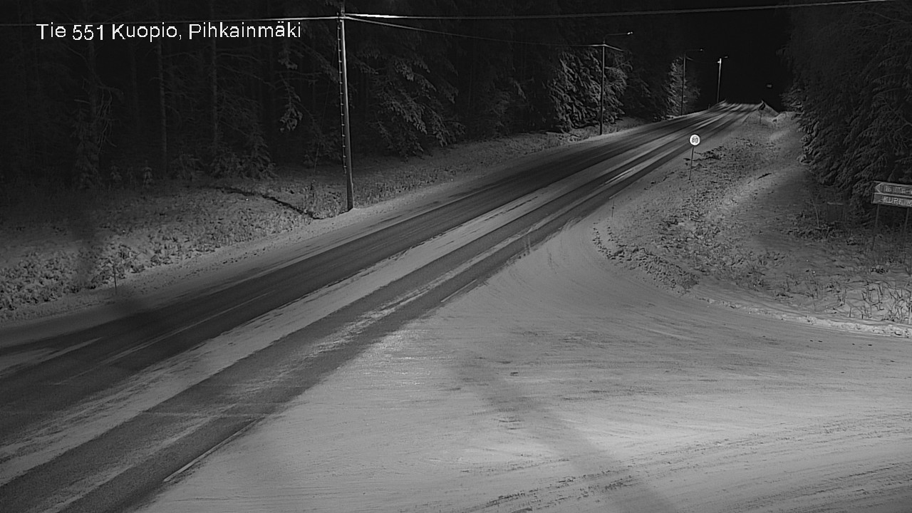 Kelikamerat Kuva Tie 551 Kuopio, Pihkainmäki, Kuopio, Pohjois-Savo