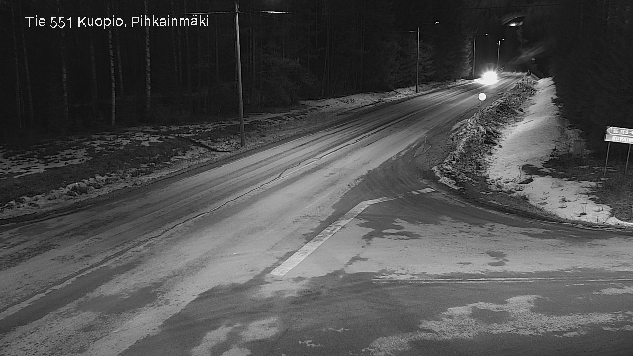 Kelikamerat Kuva Tie 551 Kuopio, Pihkainmäki, Kuopio, Pohjois-Savo