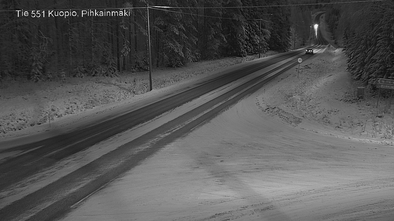 Kelikamerat Kuva Tie 551 Kuopio, Pihkainmäki, Kuopio, Pohjois-Savo