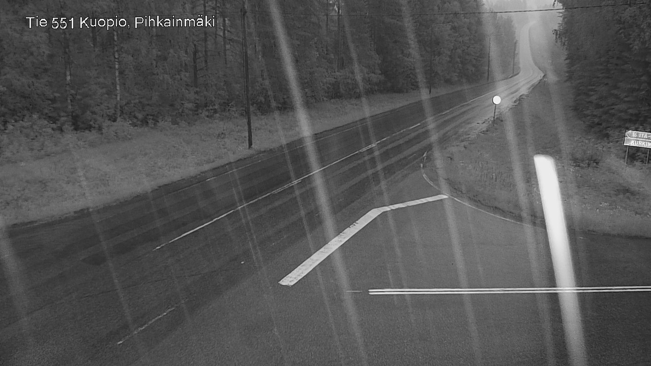 Kelikamerat Kuva Tie 551 Kuopio, Pihkainmäki, Kuopio, Pohjois-Savo