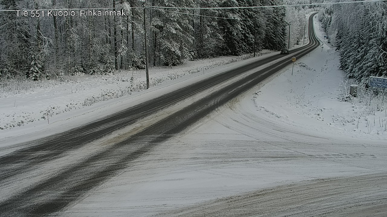 Kelikamerat Kuva Tie 551 Kuopio, Pihkainmäki, Kuopio, Pohjois-Savo