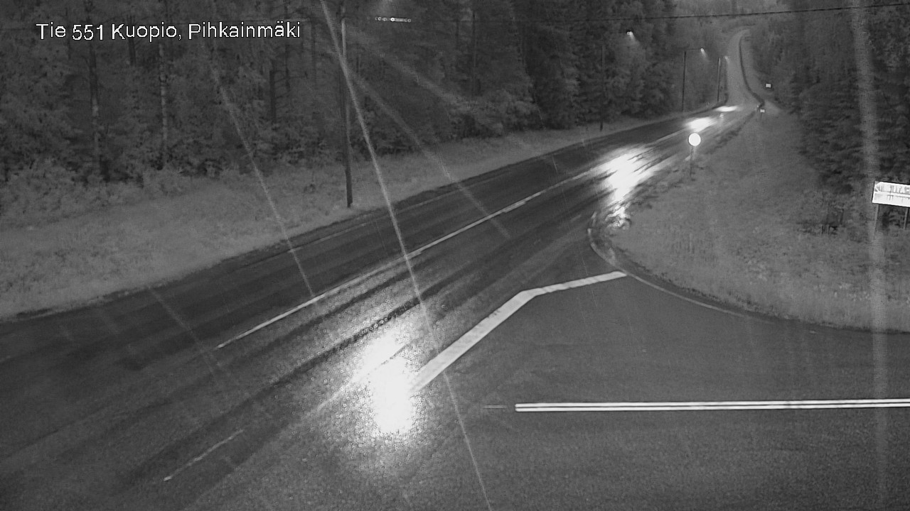 Kelikamerat Kuva Tie 551 Kuopio, Pihkainmäki, Kuopio, Pohjois-Savo