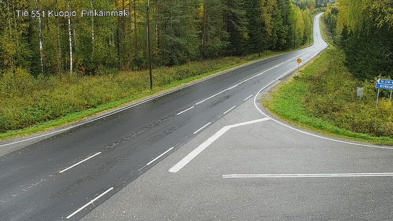 Kelikamerat Kuva Tie 551 Kuopio, Pihkainmäki, Kuopio, Pohjois-Savo
