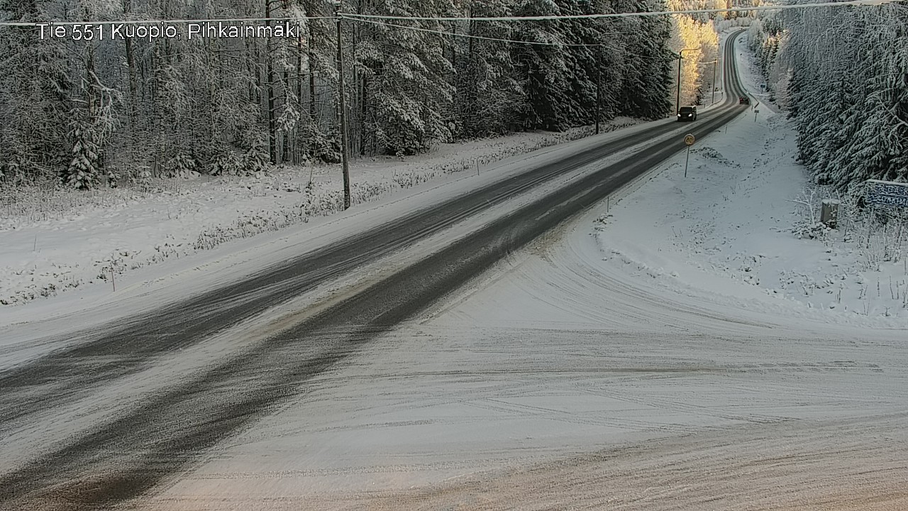 Kelikamerat Kuva Tie 551 Kuopio, Pihkainmäki, Kuopio, Pohjois-Savo